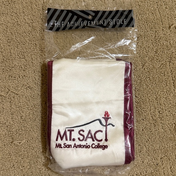 Mt. Sac Herff Jones Graduation Cap and Gown in Maroon - Picture 3 of 5